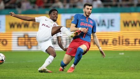 Fază rar întâlnită pe terenul de fotbal, la FCSB - CFR Cluj! A repetat gestul lui Luis Suarez de la Cupa Mondială, care a rămas în istorie, și a văzut cartonașul roșu