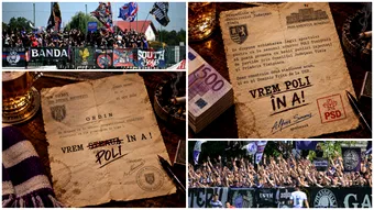 Contre între suporteri înainte de Știința Poli Timișoara – Steaua! Derby-ul programat la Sibiu a început deja cu mesaje ironice între cele două galerii