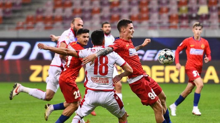 Dennis Man a comentat fazele controversate din derby-ul FCSB - Dinamo 3-2. „Au fost discuții, dar eu n-am urmărit să simulez!” | VIDEO