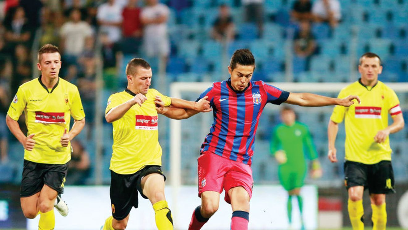 Au pornit spre 25! Steaua - Ceahlăul 2-1! Roș-albaștrii se află
la primele critici
