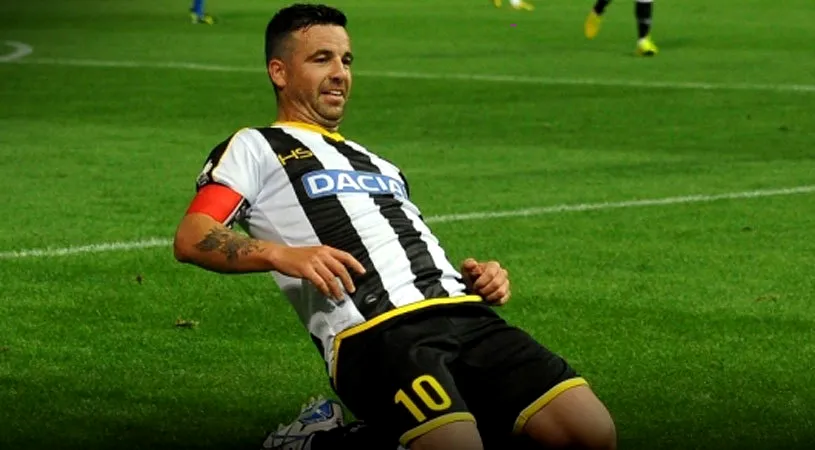 Antonio Di Natale (Udinese) a marcat golul 200 în Serie A