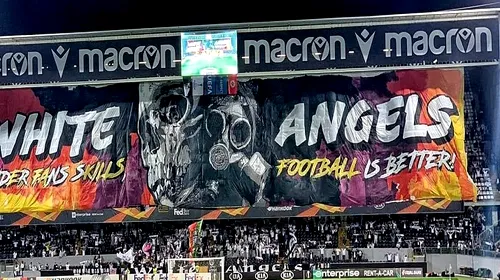 „UEFA ucide fotbalul!”. Galeria echipei care a eliminat-o pe FCSB, mesaj ascuns împotriva forului european