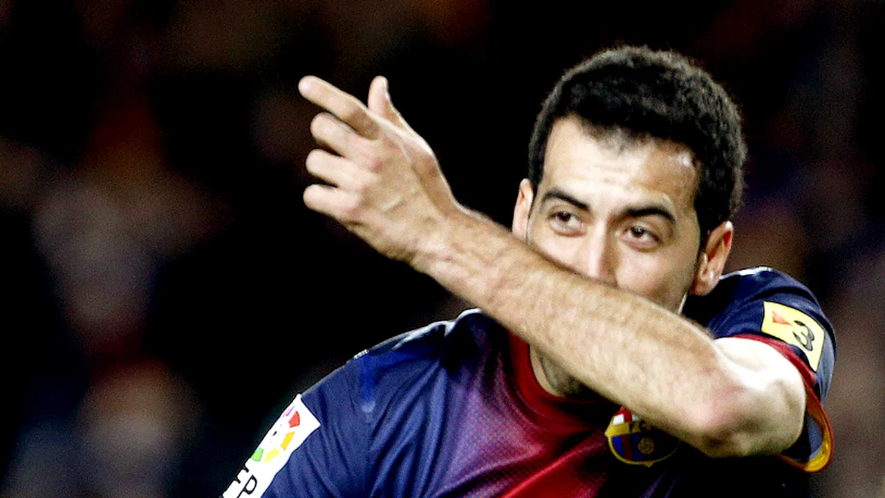 Sergio Busquets nu va juca în meciul cu Ajax Amsterdam