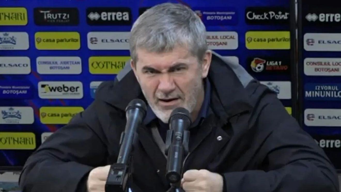Valeriu Iftime, strigăt de disperare după ce FC Botoșani a ajuns la 6 meciuri consecutive fără victorie în Superliga: „Mă tem de asta! Lucrurile sunt grave”
