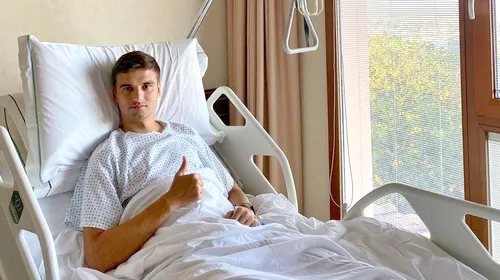 Primii pași ai lui Dragoș Nedelcu după operația suferită la genunchi | VIDEO