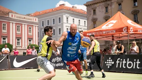 Sport Arena Streetball în Timișoara: România a învins Serbia la feminin, iar Cristi Bud a fost star în meciul vedetelor