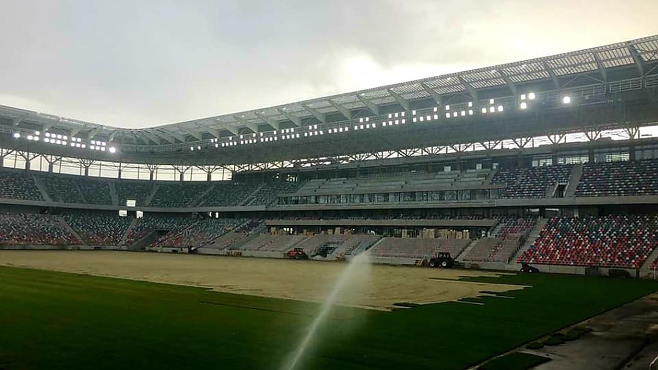 ULTIMA ORĂ | Se montează gazonul la noul stadion „Steaua”! Când ar putea avea loc primul meci pe arena din Ghencea