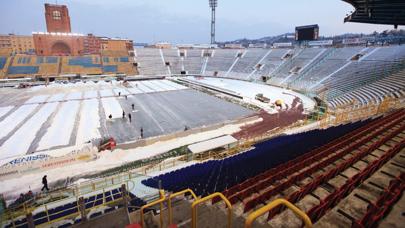 Zăpada bate fotbalul