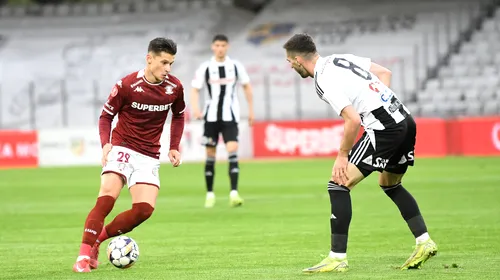 U Cluj – Rapid București 2-2, în etapa 10 a play-off-ului din Superliga. Ioan Sabău este neînvins de 11 meciuri în fața alb-vișiniilor