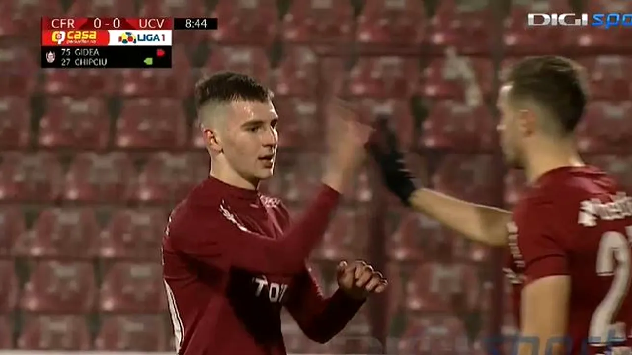 Nu a prins nici măcar 10 minute pe teren! Jucătorul U21 schimbat de Edi Iordănescu la începutul meciului cu Universitatea Craiova | FOTO