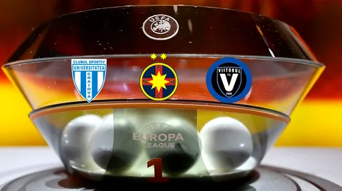 Traseul european e definitivat! Craiova merge în turul III al Ligii Europa unde o așteaptă Zenit, Sevilla sau Olympiakos. FCSB pleacă la drum din turul II, dar va fi cap de serie. Misiune dificilă și pentru Viitorul