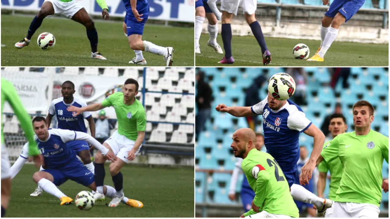 Gălățenii au oprit seria de patru victorii consecutive a trupei lui Napoli: Oțelul - CSMS Iași 0-0