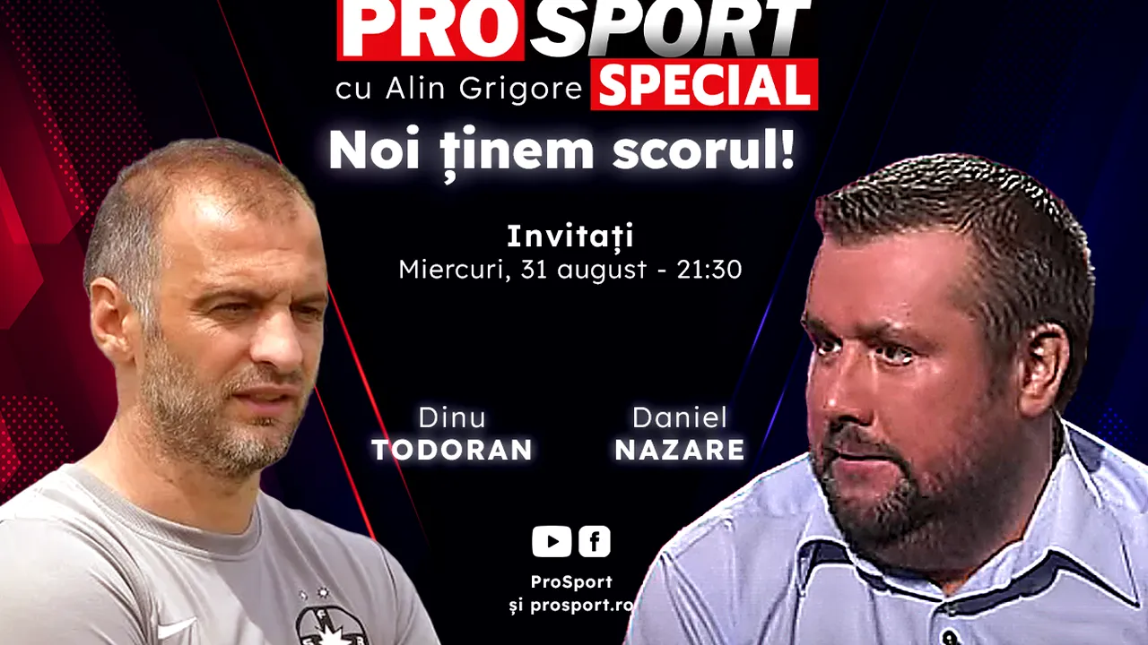Farul Constanța - FCSB se joacă în etapa a 8-a din Superliga și comentăm împreună la ProSport Special cu Dinu Todoran și Daniel Nazare