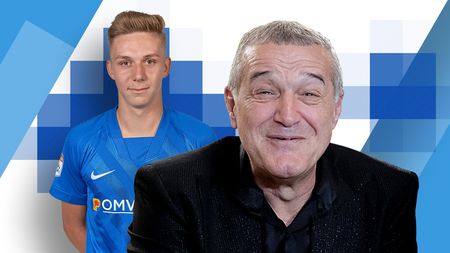 Gigi Becali râde în hohote după debutul lui Louis Munteanu la CFR Cluj și are de ce! Cifrele îngrozitoare ale atacantului lansat de Farul care câștigă de două ori mai mult decât selecționerul României! SPECIAL