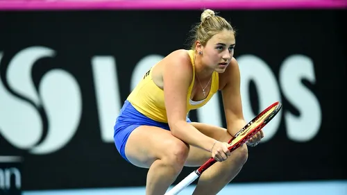 Marta Kostyuk nu s-a putut abține la intonarea imnului Ucrainei în Billie Jean King Cup! Ce a urmat după ce sportiva a plâns în hohote | VIDEO