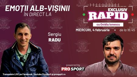 "EXCLUSIV RAPID" - înainte de Primvs Derby e LIVE pe YouTube - ProSport de la ora 16:45