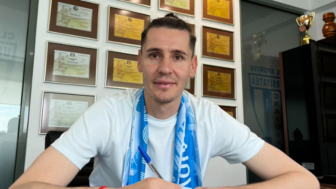 Prima lovitură de titlu pe care a dat-o Mihai Rotaru la Universitatea Craiova! E oficial: Silviu Lung jr. a semnat cu echipa lui Costel Gâlcă