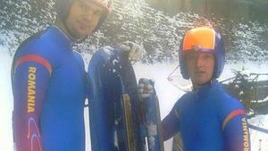 Explicația cazului de la sanie. "Ca tehnică de deplasare, sportivii nu sunt foarte buni, de aceea n-au fost înscriși în concurs" 