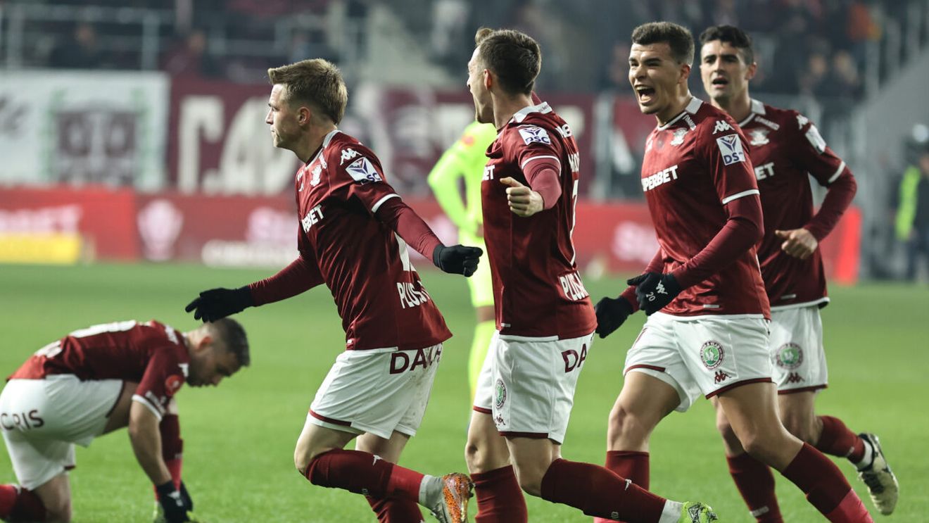 Rapid București - Poli Iași 2-1, în etapa 22 din Superliga. Echipa lui Marius Șumudică ajunge pe locul 6, după o victorie chinuită