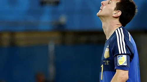 Ce s-a întâmplat cu Messi? Imaginea care explică jocul slab al argentinianului în finala cu Germania
