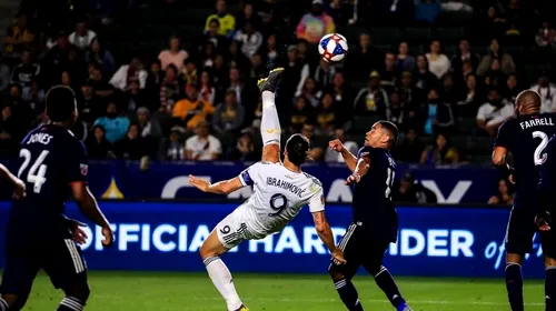 Zlatan Ibrahimovic, un nou gol fabulos în MLS! VIDEO | Foarfeca suedezului i-a ridicat în picioare pe fanii americani