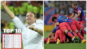 2013 a fost anul lui și acum e cel mai valoros jucător din Liga 1! TOPUL de 29 de milioane de euro pe care Reghe îl privește cu mândrie: 6 steliști între cei mai scumpi 10 fotbaliști din România