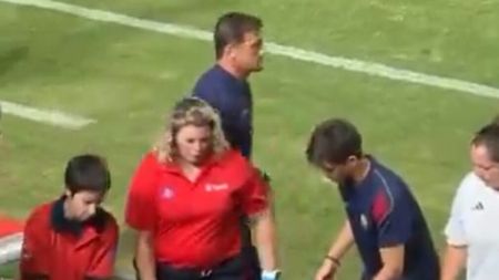 Alarmă la Barcelona! Noul transfer al catalanilor s-a accidentat și a fost scos pe targă