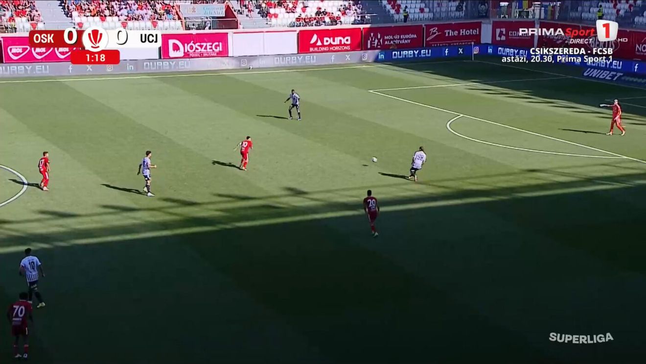 Sepsi - U Cluj 1-0, Live Text Online, în etapa 2 din Superliga. Doru Andrei deschide scorul cu un șut în vinclu din afara careului