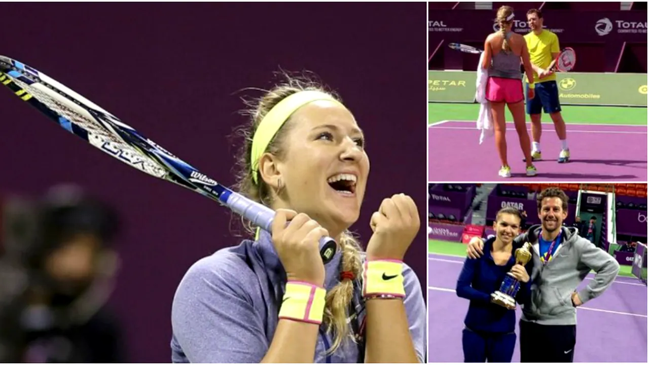 Chimia dintre Wim Fissette și Azarenka. Vika a impresionat din nou, după un an și două luni, datorită fostului antrenor al Simonei Halep