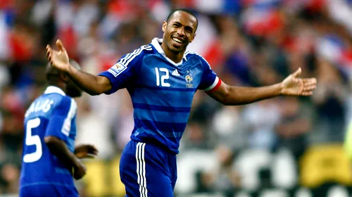 Henry, indisponibil pentru meciurile Franței cu Nigeria și Turcia