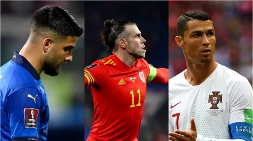 DEZASTRU PENTRU ITALIA! Ratează al doilea Campionat Mondial la rând! Portugalia, show cu Turcia + Gareth Bale, gol spectaculos în Țara Galilor – Austria | VIDEO