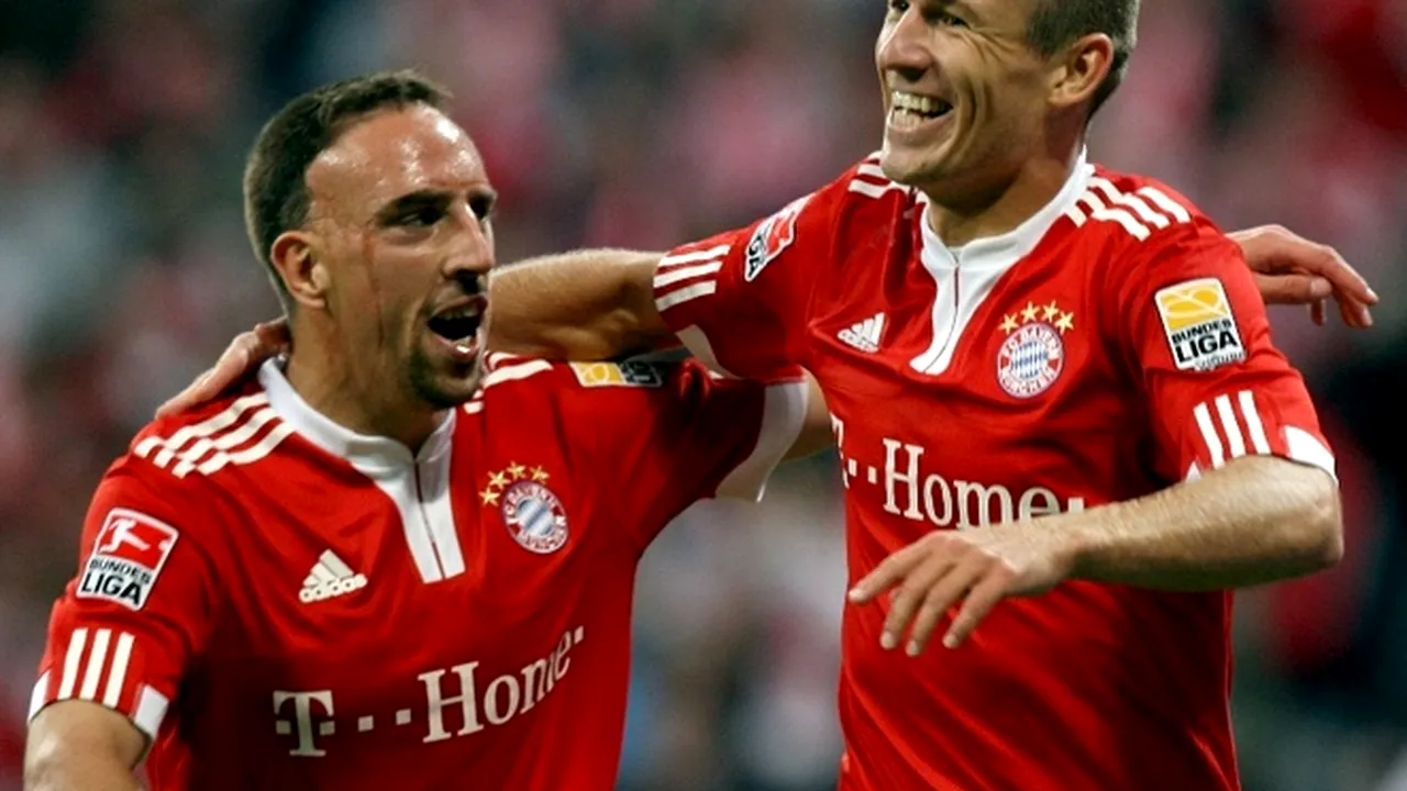 Debut de vis pentru Robben la Bayern!** VEZI AICI rezultatele etapei a patra din Bundesliga