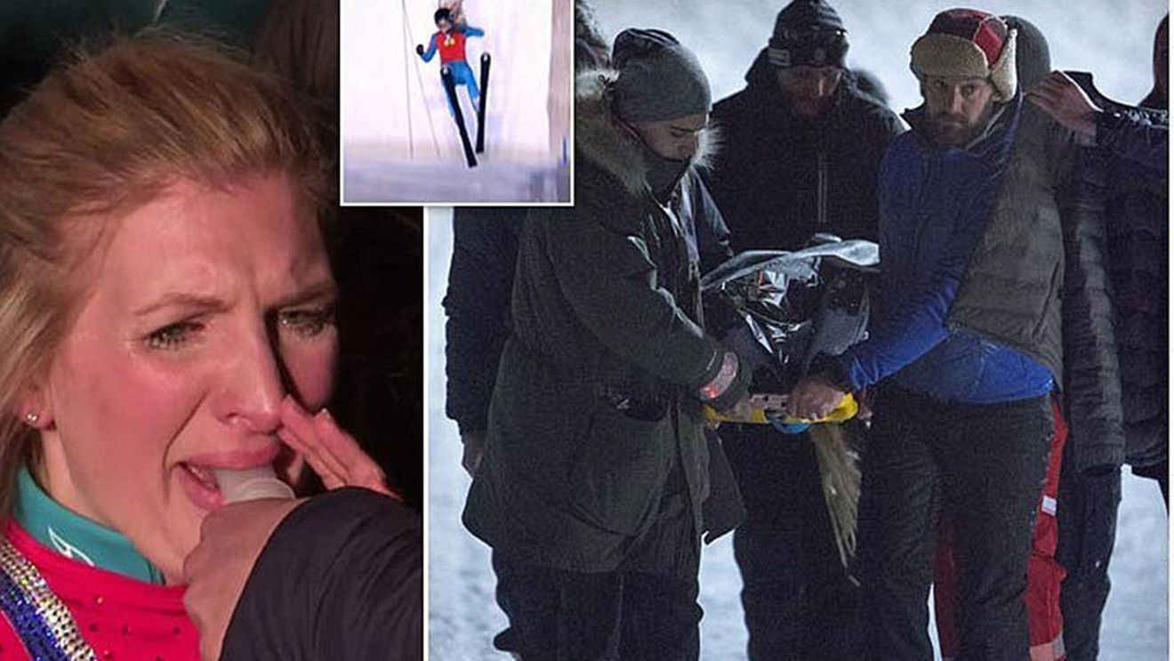 VIDEO Accidentare cumplită suferită de o campioană olimpică la înot într-un show TV! Momentul în care brațul i-a "sărit" din umăr