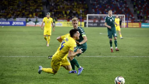 VAR strălucit: penalty pentru România după un fault asupra lui Ianis Hagi!