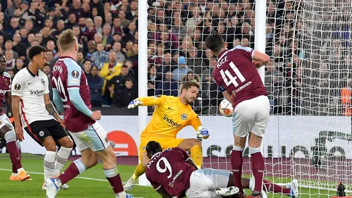 Spectacol total în Europa League! West Ham United - Eintracht Frankfurt 1-2 și Leipzig - Glasgow Rangers 1-0, în manșa întâi a semifinalelor!