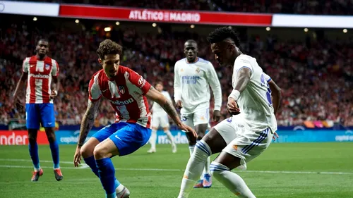 El Derbi, meciul care a devenit istorie în Spania se joacă duminică seara în La Liga (ora 22.00): Real Madrid- Atletico Madrid (P)