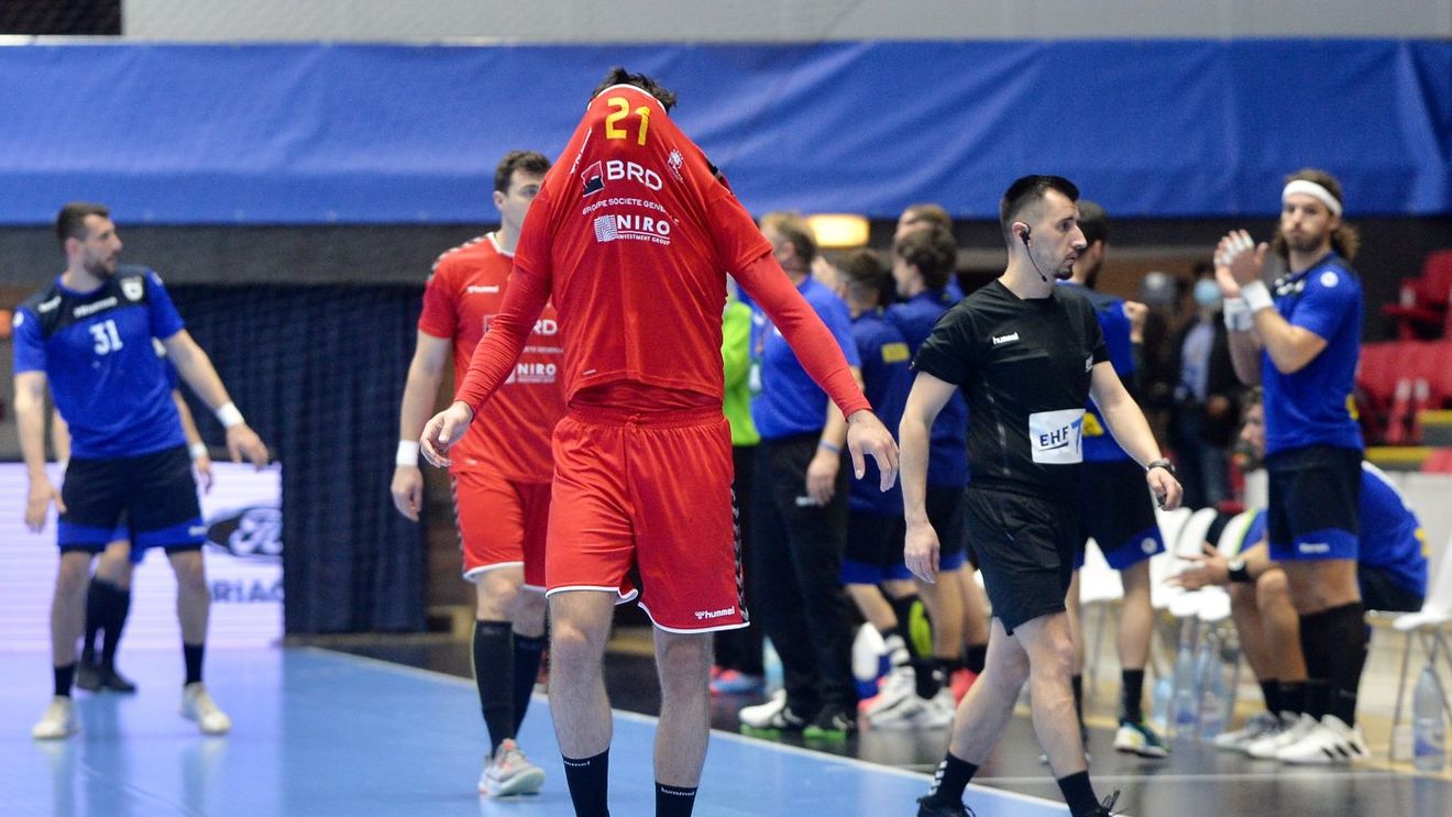 România - Suedia 23-31, în calificările pentru Euro 2022 la handbal masculin. Nordicii au condus și cu 12 goluri diferență