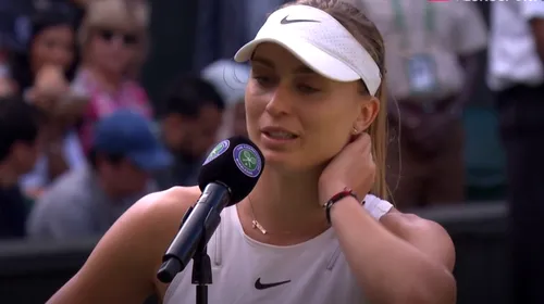 Paula Badosa, prima reacție după umilința trăită la Wimbledon în fața Simonei Halep! „Nu am fost destul de norocoasă”