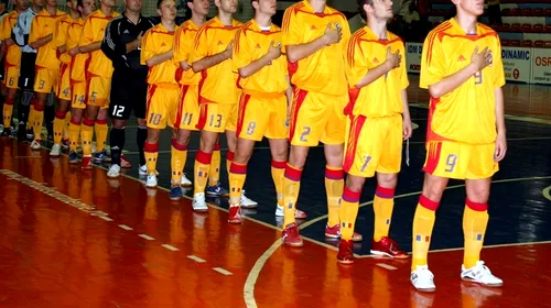 România s-a calificat pentru a treia oară la Europenele de futsal! Victorie la scor în Serbia