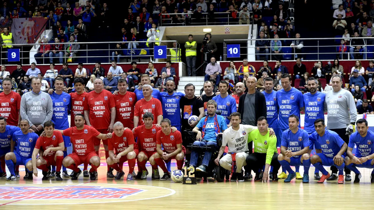 FOTO | Jucătorul dorit de Steaua a fost în tribunele Sălii Polivalente la Steaua '86 - Steaua '06: 