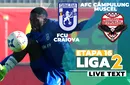 FCU Craiova – AFC Câmpulung Muscel se joacă de la ora 17:00. Oltenii pot lega trei victorii consecutive