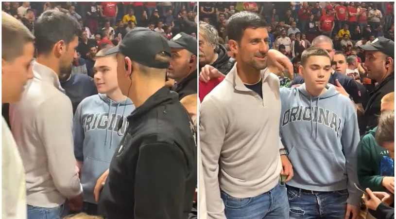 Novak Djokovic și-a pierdut cardul la un meci de baschet! Recompensa oferită de sârb celui care l-a găsit și i l-a înapoiat | VIDEO