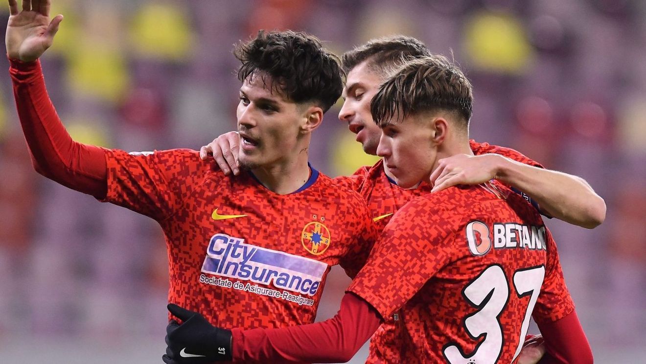 Cum va arăta primul „11” al FCSB după plecarea lui Dennis Man la Parma! Gigi Becali i-a făcut echipa lui Toni Petrea, în direct: „Copilul Tavi Popescu se simte mai bine în dreapta, Moruțan va fi în locul lui Man”