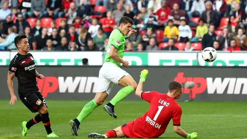 Nebunie în Bundesliga! Leverkusen avea victoria în buzunar în minutul 70 al meciului cu Wolfsburg, dar golgheterul Mario Gomez nu a fost de acord. Cât s-a terminat thriller-ul de pe Bay Arena