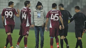 Reacția lui Miriuță după depunctarea CFR-ului. "Nu e corect, eu și jucătorii am muncit pentru acele puncte. Îi va fi foarte greu CFR-ului să rămână în Liga I"