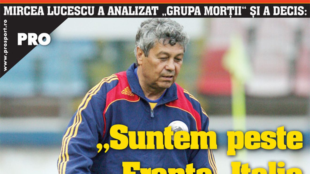 Lucescu: „Suntem peste Franța, Italia și Olanda!"