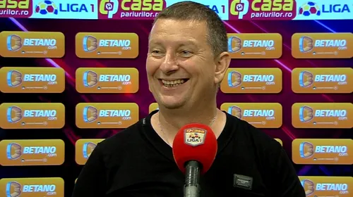 Ionuț Chirilă, ironizat înaintea meciului cu CFR Cluj: „Am văzut că se poartă să rumegi gumă când vorbești cu cineva. Are niște trasee de joc și niște automatisme…”