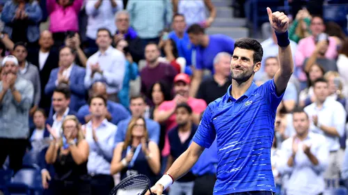 Novak Djokovic a vrut să se retragă în timpul meciului din turul doi de la US Open. Motivul invocat de sârb