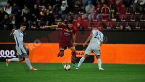 CFR, cioc - cioc cu Ceahlăul. Prima victorie a lui Miriuță în fața fanilor. CFR - Ceahlăul 2-0