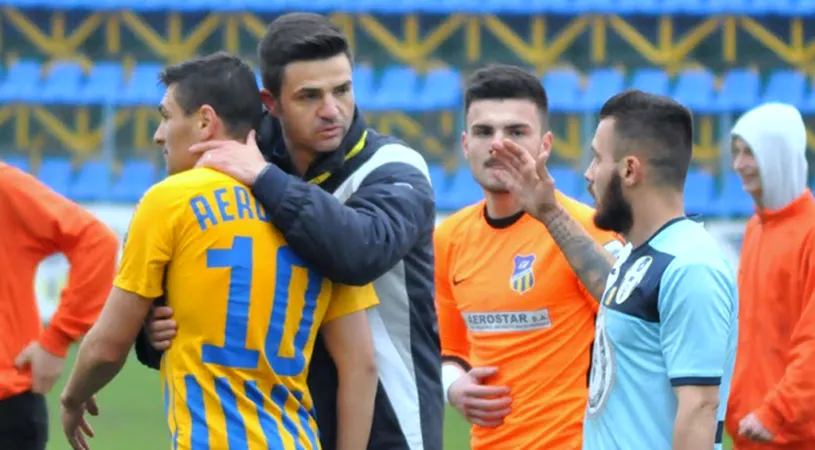 Băcăuanii au prins glas după ce s-au hrănit cu victoria cu Daco-Getica.** Procentele pe care le dă Florin Bratu Aerostarului pentru menținerea în Liga 2 și cum vede meciul cu Farul